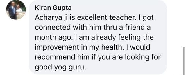 Written client review shared with Yogic Company (10 of 19)