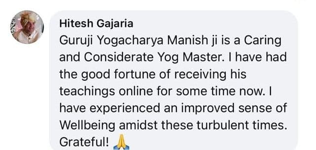 Written client review shared with Yogic Company (11 of 19)