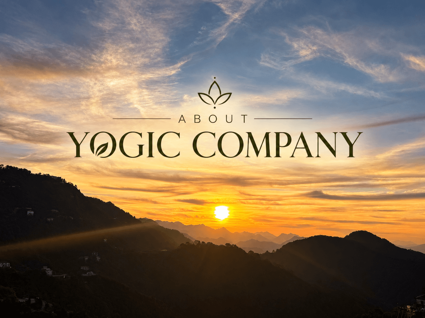 Soft abstract portrait in warm light, the About Yogic Company motif